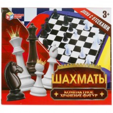 Настольная игра шахматы в кор.21,8*18,2*2,2см Умные игры в кор.2*96шт