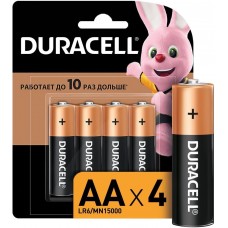 Батарейка Duracell  NEW LR06  MN1500  BL-4 бат. BASIC CN 1/48/192/18816