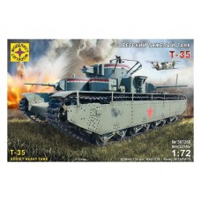 Техника и вооружение  Советский тяжелый танк Т-35  (1:72)