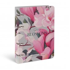 Тетрадь со см.блоком 120 л. А5+ кл. на кольцах LOREX BLOSSOMS инт. обл., soft touch