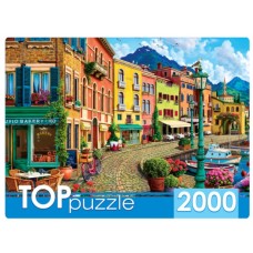 TOPpuzzle. ПАЗЛЫ 2000 элементов. ХТП2000-1595 Прогулка по солнечной набережной