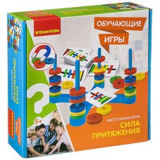 Обучающие игры Bondibon Настольная игра /СИЛА ПРИТЯЖЕНИЯ, BOX 25,5x6,5x25,5 см