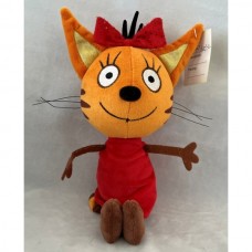 Игрушка мягкая Три Кота Карамелька новая 16см, муз. чип, в пак. /МУЛЬТИ-ПУЛЬТИ/ в кор.