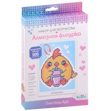 Алмазная фигурка с магнитом и ленточкой. Milkshake. Арт.08276