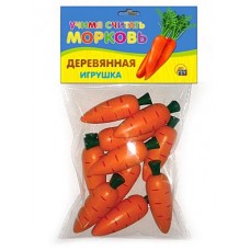 Деревянная игрушка. Счетный материал. /МОРКОВЬ/ (Арт. ИД-5923) кратно 12