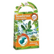 Бомбочки для ванны своими руками Зеленый чай