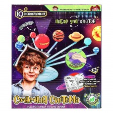 Опыты астрономия настольный планетарий, кор IQ Эксперимент в кор.2*36шт