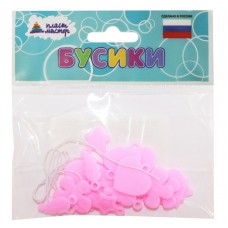 Набор бусин /Красотульки/ (розовый) 1/100