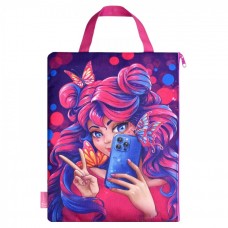 Папка для школьных тетрадей Феникс+ арт. 62943/ 50 ДЕВУШКА С ТЕЛЕФОНОМ ( 33x25 см, 1 отделение (-я),