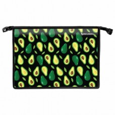 Папка для труда BRAUBERG А4, 2 отделения, молния сверху, органайзер, /Avocado/, 270152