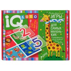 Пластиковое лото для малышей.4+.Счёт и фигуры. Подбери число.