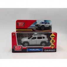 Машина металл HAVAL haval dargo,дл 12 см, дв,багаж,инер, серебристый, в кор. Технопарк в кор.2*36шт