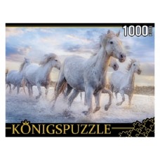 26. Konigspuzzle. ПАЗЛЫ 1000 элементов. ГИK1000-0646 ДИКИЙ ТАБУН КАМАРГУ