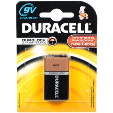 Батарейка типа крона Duracell  6LR61 MN 1604   BL-1 /10уп