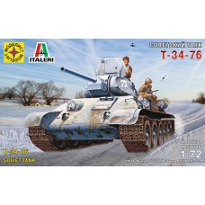 Техника и вооружение  Советский танк Т-34-76  (1:72)