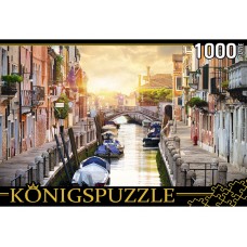 26. Konigspuzzle. ПАЗЛЫ 1000 элементов. ГИK1000-0633 ВЕНЕЦИЯ НА ЗАКАТЕ