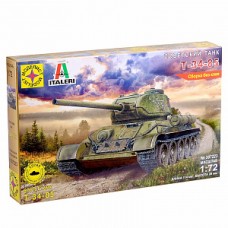 Техника и вооружение  Советский танк Т-34-85  (1:72)