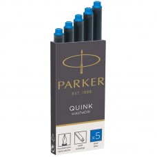 Картриджи чернильные Parker /Cartridge Quink/ смываемые синие, 5шт., блистер 1950208 (10131010/26122