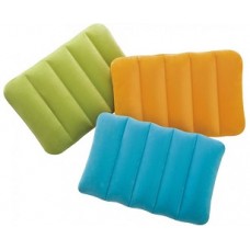 Подушка надувная детская KIDZ 43x28x9 см (3 цв, велюр) INTEX.(в коробке)  Арт. 68676NP