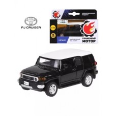 Машина мет. 1:43 Toyota FJ Cruiser, откр.двери, черный, 12см