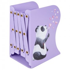 Подставка-держатель для книг и учебников BRAUBERG KIDS /Panda/, раздвижная, металлическая, 238064