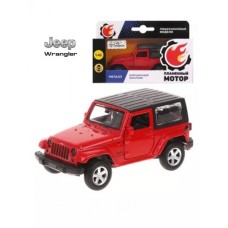 Машина мет. 1:42 Jeep Wrangler, откр.двери, 12см, красн.