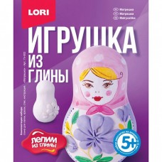 Набор для творчества Игрушка из глины Матрешка Гл-002 LORI