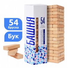 Настольная игра дженга /Башня/ из 54 элементов