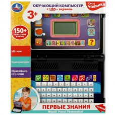 Обучающий компьютер с led-экраном азбука.150 песен,стихов,звуков.кор.бат. Умка в кор.36шт