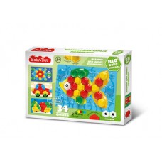 Мозаика для самых маленьких /Рыбка/ d40/4 цв/34 эл Baby Toys