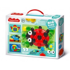 Мозаика для самых маленьких d25, d40/5 цв/52 эл Baby Toys