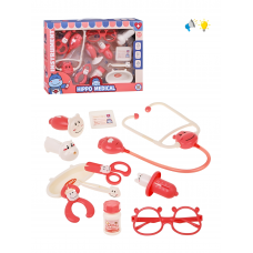 Игровой набор Доктор, свет, звук, эл. пит. AG10х6, вх. в компл., 11 предм., коробка