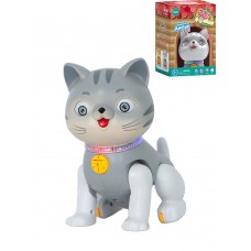 Интерактивная игрушка /Кот/ (13х9,7х17 см, свет, звук,  3*AA не в к-те, в кор.) (арт.2867901)