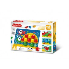 Мозаика для самых маленьких /Черепашка/ d40/5 цв/32 эл Baby Toys