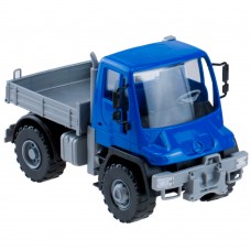 Самосвал бортовой Мерседес /Unimog U 500/ ЛЮКС (17,5 см. Синий.)